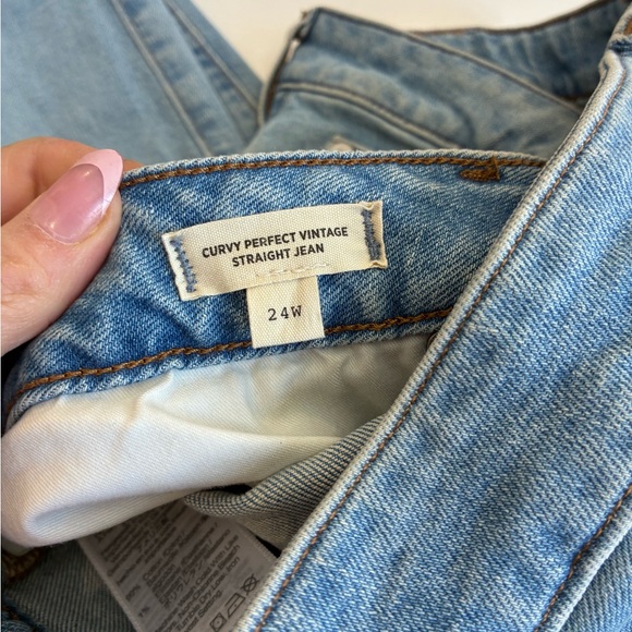 Madewell curvy perfect vintage straight jean size 24W NWT - Picture 2 of 2